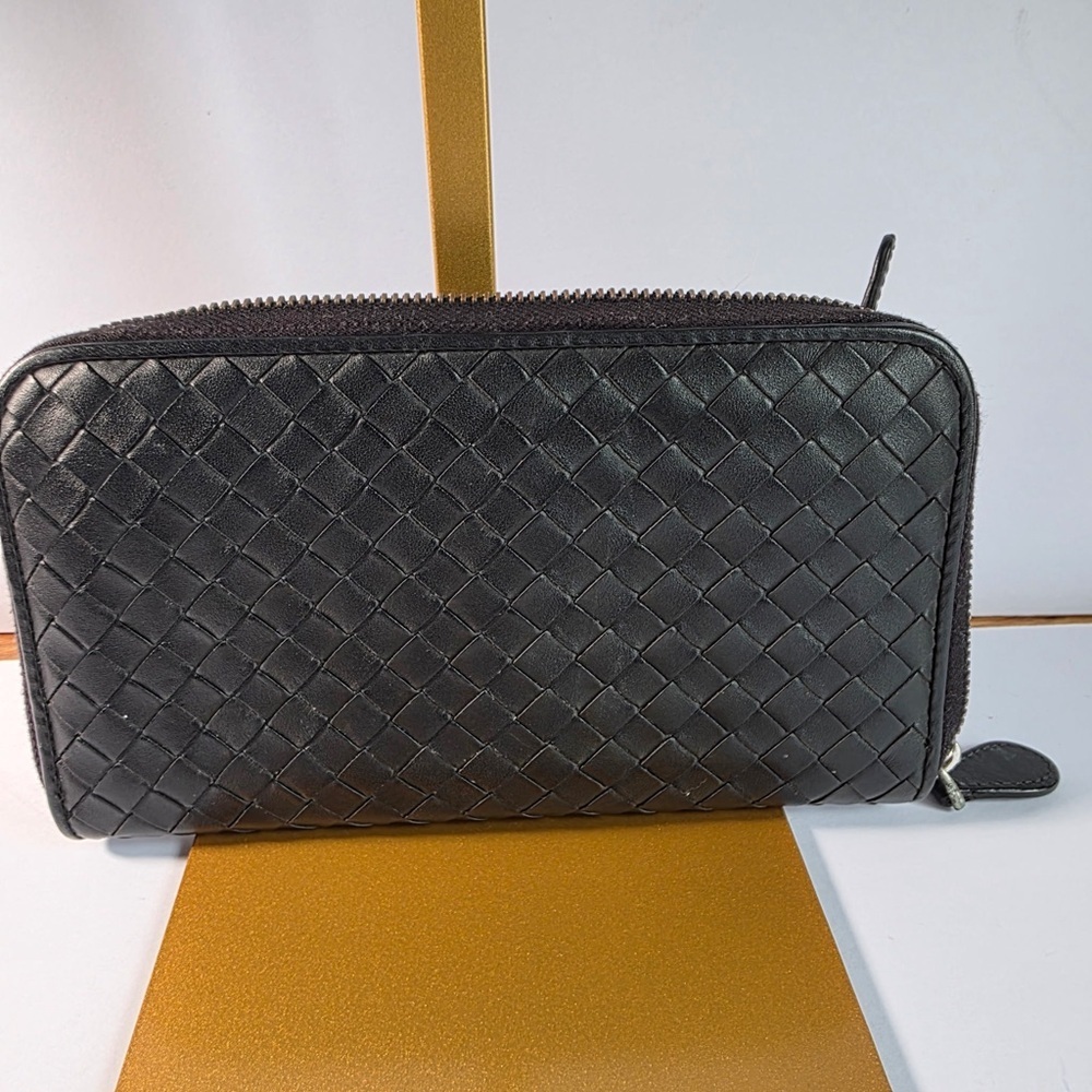 Bottega Veneta Intrecciato Leather Long Wallet